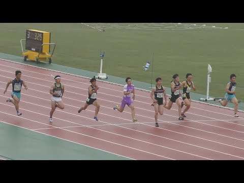 2017 岩手高総体 男子 100メートル決勝