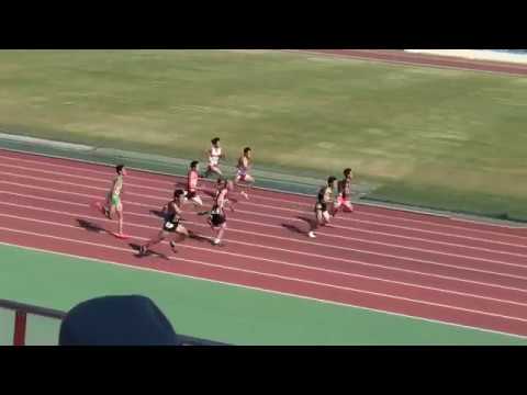 2017 茨城県中学新人陸上 1年男子100m決勝