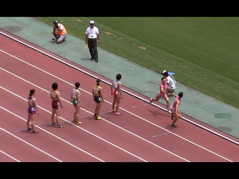 近畿インターハイ 女子4×400mリレー予選1-3組 2019.6 敬愛/姫路商/小野