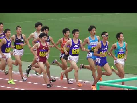 日本学生個人選手権 男子3000mSC 1組 2017.6.11