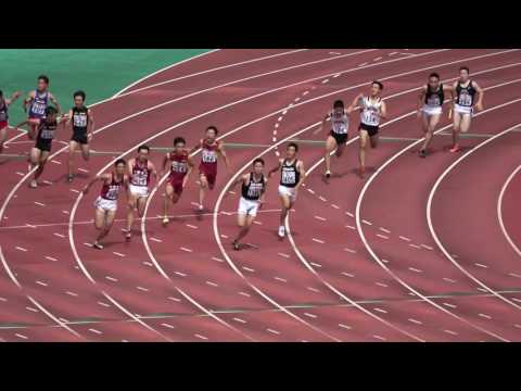 高男 共4x100mR 決勝_2017福岡県高校学年別選手権