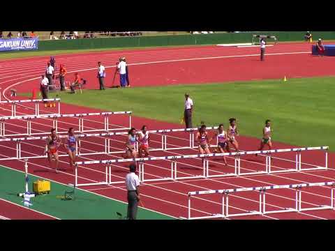 2017 全日本インカレ陸上 女子100mH準決勝1～3