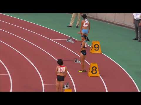 20170819 中国五県陸上競技大会 女子4x100mリレー決勝