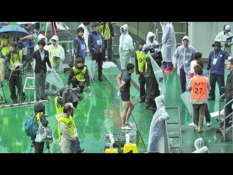 H29　関カレ　男子1部100m　準決勝1組