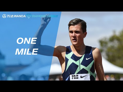 Jakob Ingebrigtsen breaks the series record in the men&#039;s mile in Eugene - Wanda Diamond League 2021