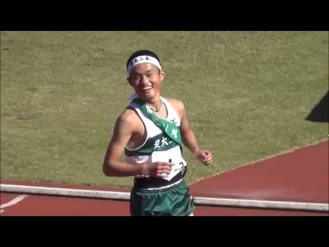 群馬県高校駅伝2016 男子ゴール