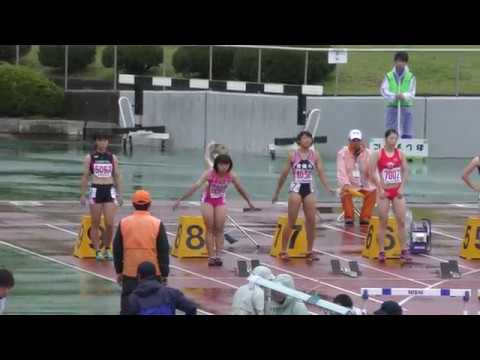 2018 東北高校新人陸上 女子 100mH 決勝