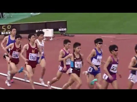 2016年 兵庫陸上競技春季記録会　男子 1500ｍ 記録会1組