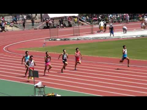 20180812 第73回大阪高等学校総合体育大会 男子 2年 200m 予選 2組