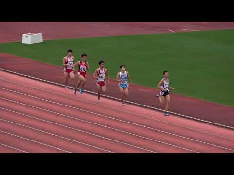 20180318132129県記録会一高男800ｍ6組鎌迫 睦(2) 川内高