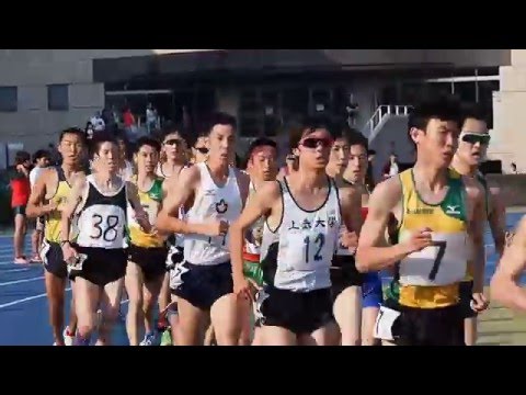 日体大記録会　男子5000m　第11組(前編)　2016年5月15日
