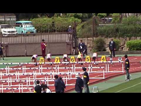 第 95 回関西学生陸上競技対校選手権大会　女子100ｍH予選４組