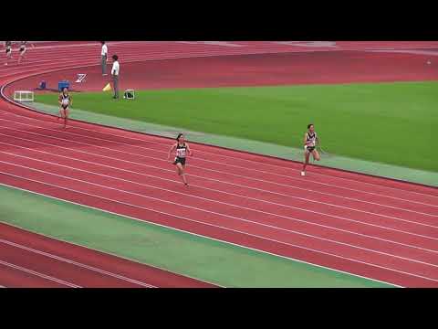 2018京都府高校ユース　女子4×100mリレー予選2組　龍谷大平安高校