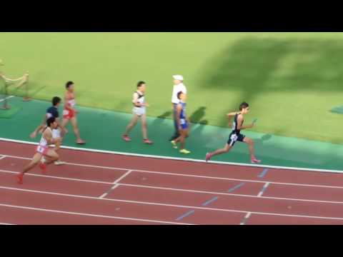 2016年度兵庫選手権　男子マイルリレー決勝