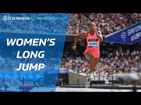 Quanesha Burks claims crucial long jump victory in London - Wanda Diamond League 2023