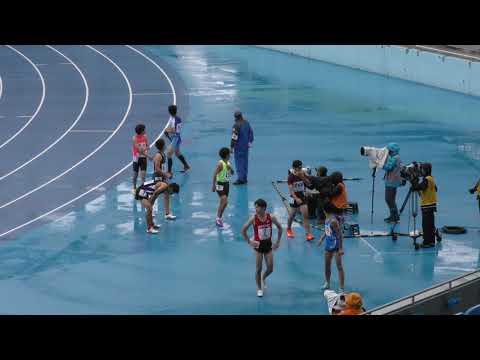 C男子100m予選1組　ジュニアオリンピックR01