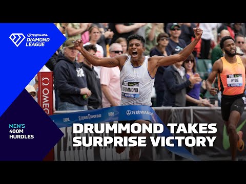Gerald Drummond takes surprise 400mH victory in Eugene - Wanda Diamond League