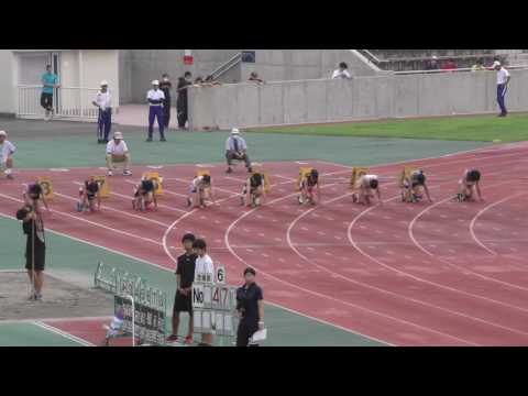 20160702群馬県選手権女子100m予選3組