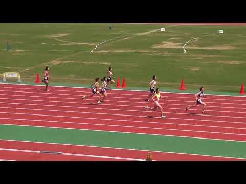 2018京都高校陸上　市内ブロック予選　女子200m4組修正版