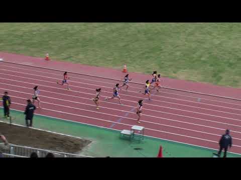 2018 第1回県記録会 高校一般女子100m5組