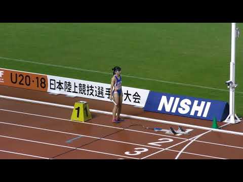 女子4×100mR 決勝　U18日本選手権R01