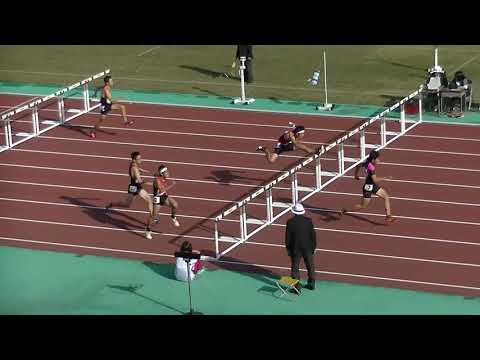 20181111鞘ヶ谷記録会 中学男子110mH決勝