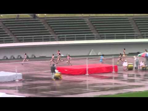 2015 西日本インカレ陸上 女子4×100mR 予選3