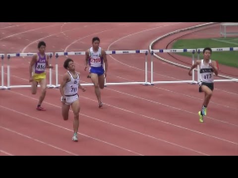 群馬県陸上競技選手権2016 男子400mH決勝
