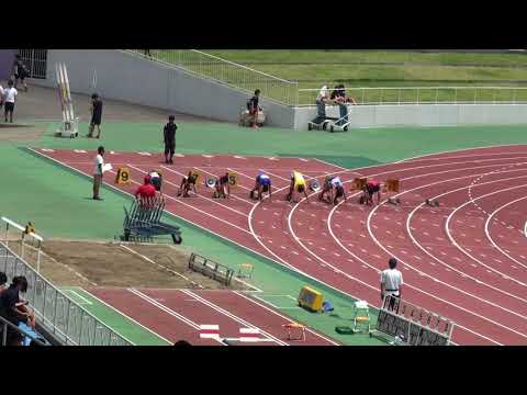 2018 茨城県高校個人選手権 1年男子100m予選15組