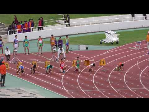 H30　千葉県高校新人　男子100m　予選3組