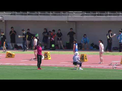 20170519群馬県高校総体陸上女子200m予選7組