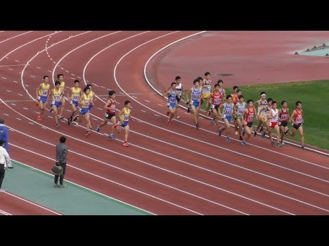 2018 都道府県駅伝選考会 一般・高校男子5000m 2組