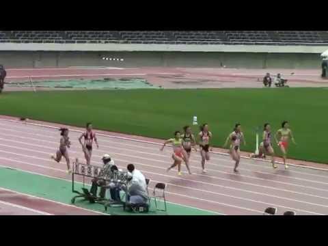 2015 織田記念陸上女子100m 予選 3
