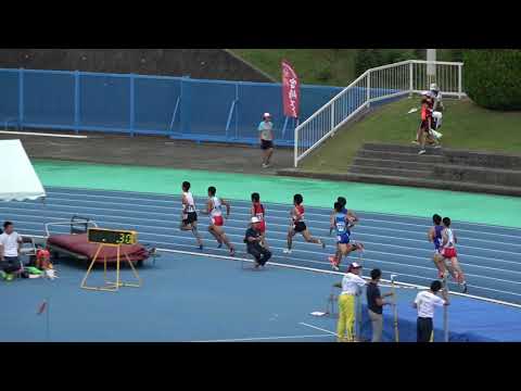 20180915134640県高校新人大会男800ｍ準決勝1組 池田 哲也