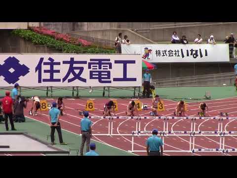 2018布勢スプリント GP女子100mH B,A決勝