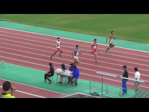 2017近畿高校ユース陸上　1年男子100m予選1～3組