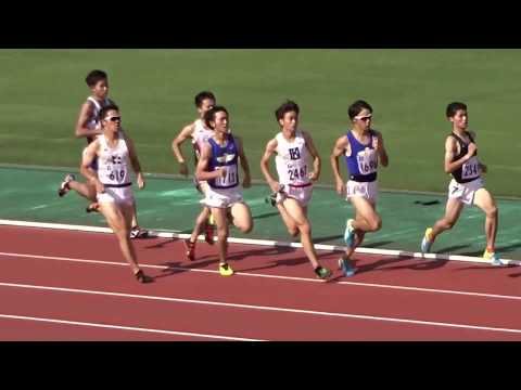 平成 30 年度第 1 回学連競技会　男子800ｍ１１組