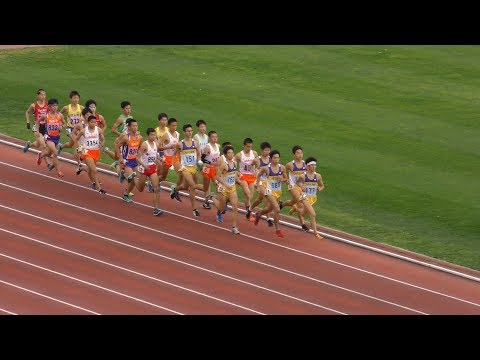 H30　都道府県駅伝選考会　一般・高校男子5000m　1組
