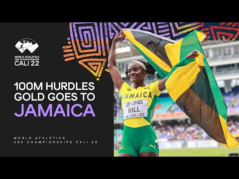 Hill leads Jamaican 1-2 in the 100m hurdles | World Athletics U20 Championships Cali 2022