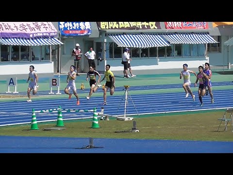 20220709長崎県高校陸上選手権　男子100m決勝