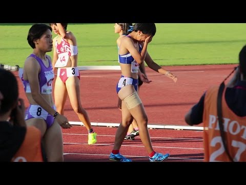 2015 齋藤愛美さん（岡山） 少年女子B 100m決勝 in 和歌山国体