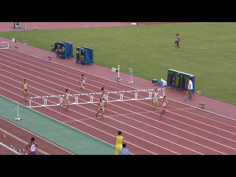 成年女子400mH予選3組　茨城国体