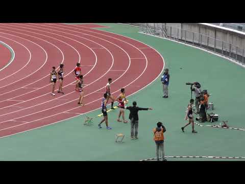 H30　ジュニアオリンピック　B男子110mH　準決勝3組