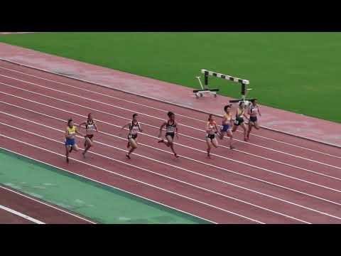 2018 茨城県高校新人陸上 女子100m準決勝2組