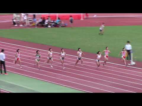 2019東海学生夏季 女子100m　決勝1 2