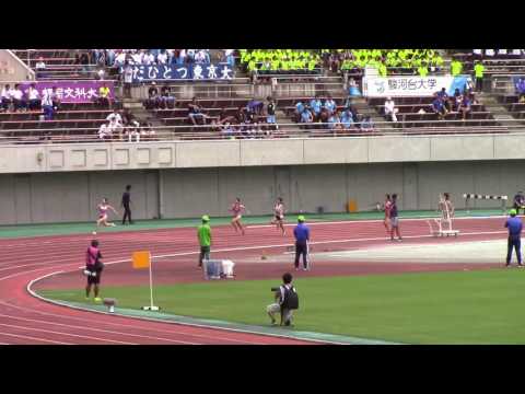 2016 日本インカレ陸上 女子200m予選1