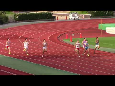 2016 西日本学生陸上 男子200m準決勝3