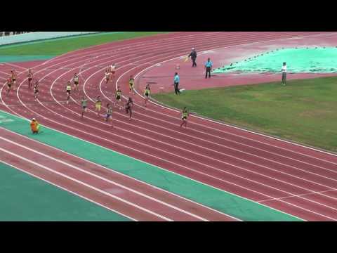 H29　千葉県中学総体　女子4x100mR　予選8組