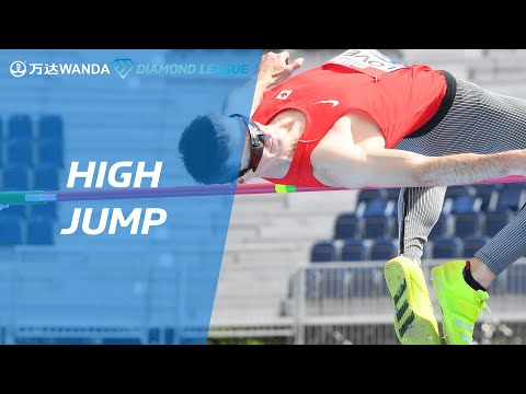 Django Lovett clears 2.28m at first time of asking in the men&#039;s high jump - Wanda Diamond League