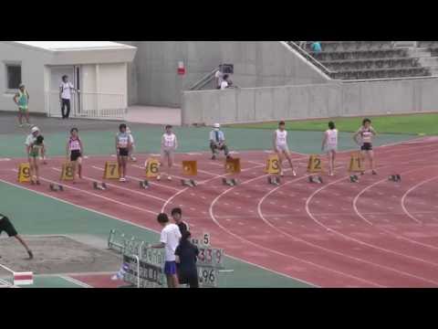 20160702群馬県選手権女子100m予選1組